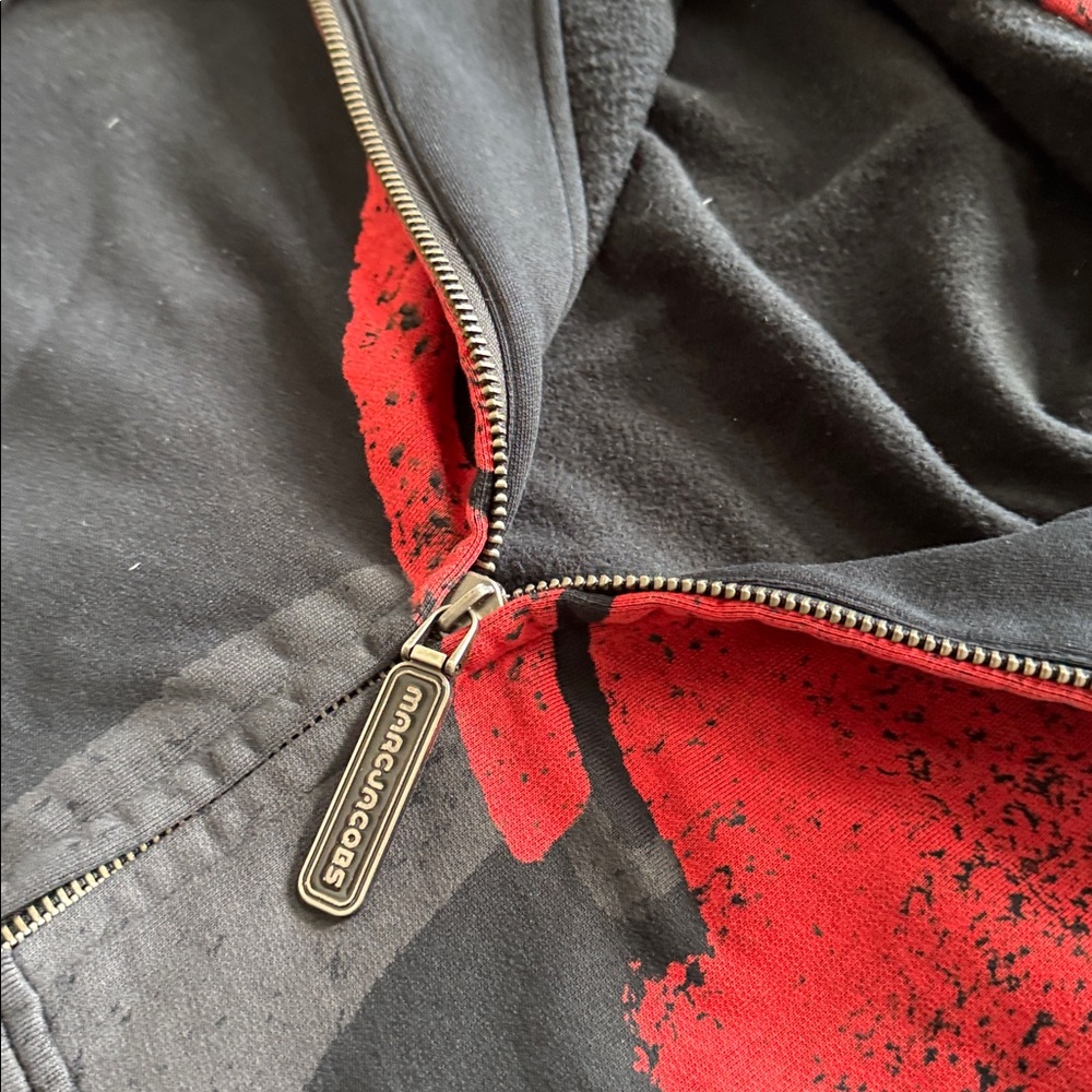 Marc Jacobs  RARE COLLECTABLE DISNEY MICKEY MOUSE OVERSIZED ZIP UP HOODIE /DRESS - Picture 8 of 16
